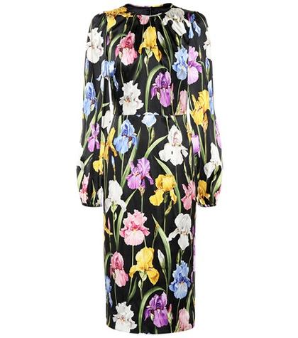 Dolce & Gabbana Floral Silk Dress