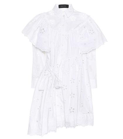 Simone Rocha Cotton Eyelet Lace Dress
