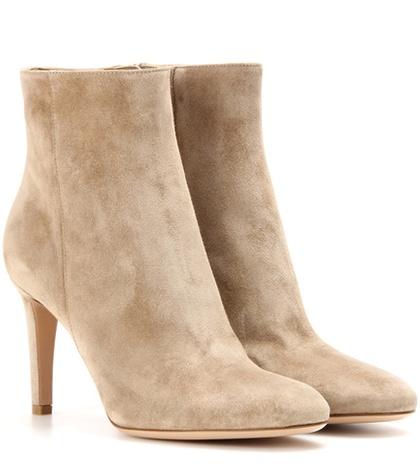 Gianvito Rossi Dree 85 Suede Ankle Boots