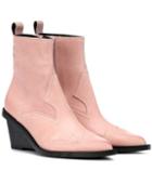 Mm6 Maison Margiela Suede Cowboy Boots