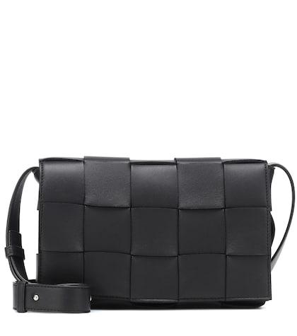 Velvet Leather Shoulder Bag
