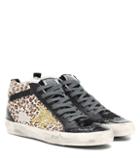 Golden Goose Deluxe Brand Mid Star Calf Hair Sneakers