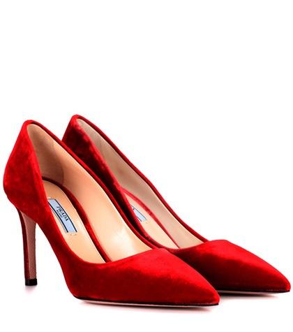 Christopher Kane Velvet Pumps