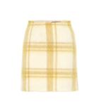 Alexachung Checked Wool-blend Miniskirt