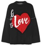 Dolce & Gabbana D&g Is Love Cashmere Sweater