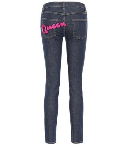 Dolce & Gabbana Appliquéd Skinny Jeans