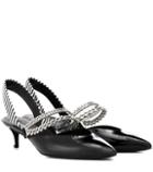 Burberry Kitty Leather Slingback Pumps