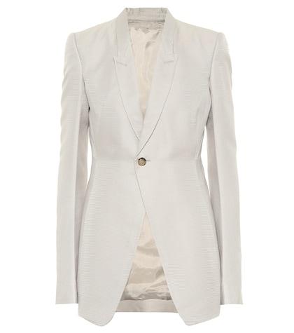 Rick Owens Cotton And Silk Blazer