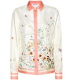 Loro Piana Carolie Printed Silk Shirt