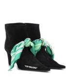 Emilio Pucci Beach For Walking Suede Ankle Boots
