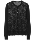 Dolce & Gabbana Lace Wool And Cotton-blend Cardigan