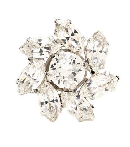 Jimmy Choo Fleur Crystal Shoe Button