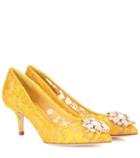 Emilio Pucci Bellucci Embellished Lace Pumps