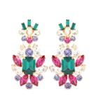 7 For All Mankind Crystal Clip-on Earrings