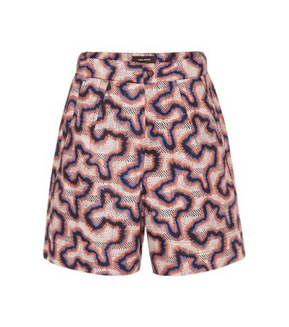 Isabel Marant Lelmon Cotton And Silk Short
