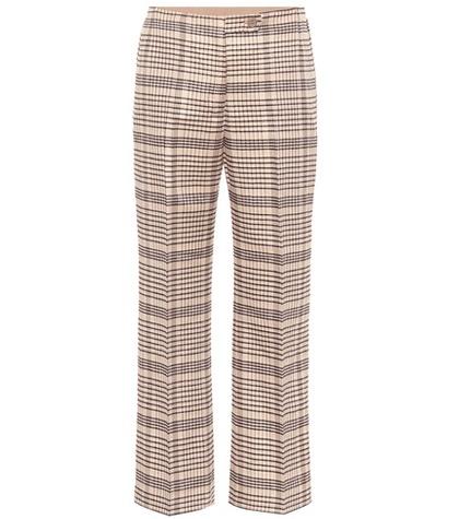 Acne Studios Checked Wool-blend Pants