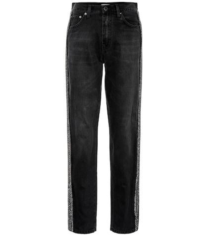 Christopher Kane Embellished High-rise Jeans