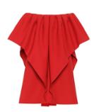 Valentino Virgin Wool Off-the-shoulder Dress