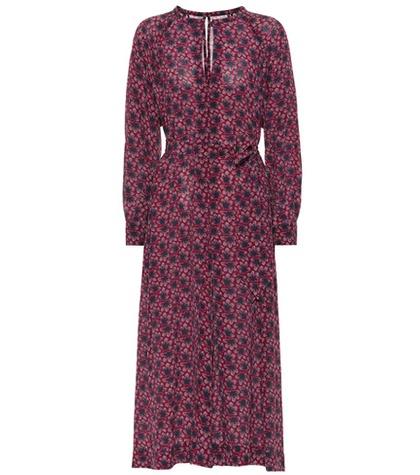 Isabel Marant Lympia Floral Silk Dress