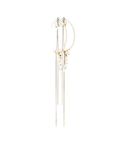 Tod's Embellished Hoop Earrings