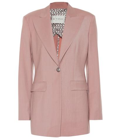 Etro Stretch Wool-blend Blazer