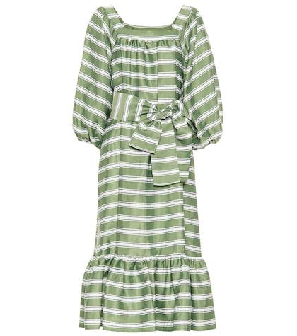 Lisa Marie Fernandez Laure Striped Midi Dress