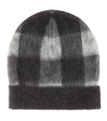 Balenciaga Plaid Wool-blend Hat