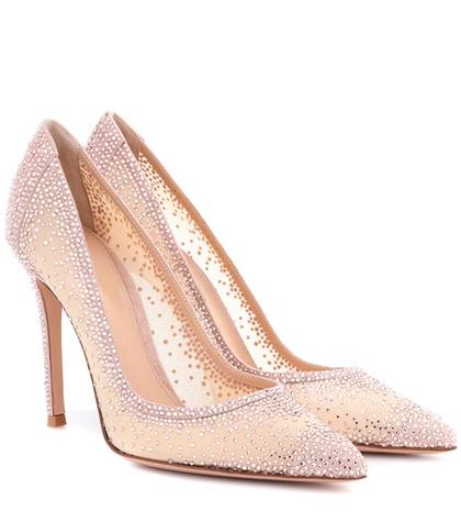 Fendi Rania Crystal-embellished Pumps