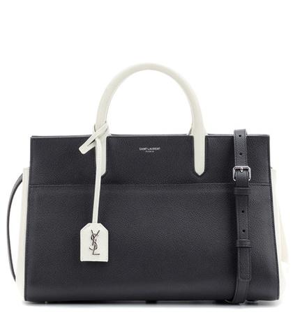 Saint Laurent Small Rive Gauche Leather Tote