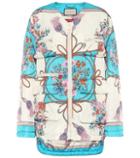 Gucci Floral-printed Gabardine Jacket