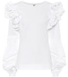 Jil Sander Kyoto Jersey And Poplin Top