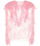 Tabitha Simmons Ruffled Lace Top