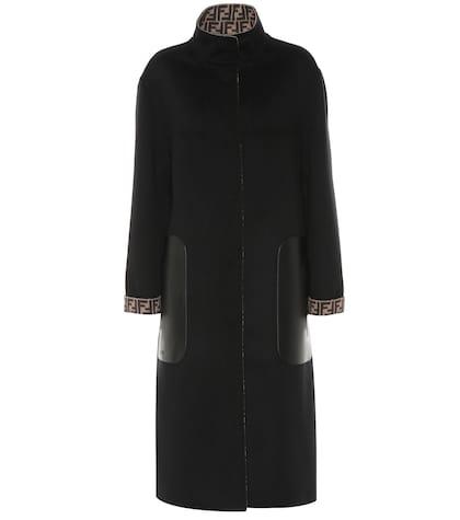 Fendi Reversible Wool And Silk Coat