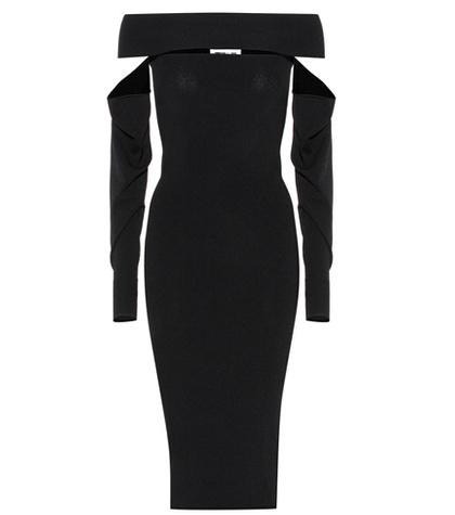 Mcq Alexander Mcqueen Off-the-shoulder Dress