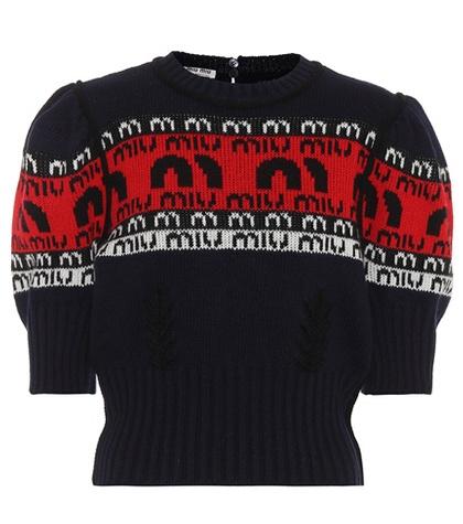 Miu Miu Intarsia Wool Sweater