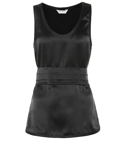 Max Mara Berger Silk Satin Top