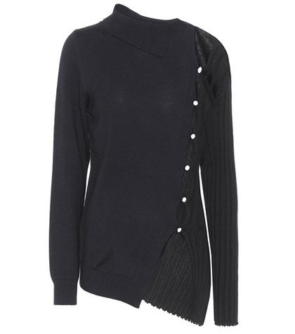 Jacquemus La Maille Coupée Wool Sweater