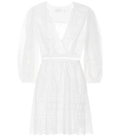 Zimmermann Kali Embroidered Cotton Dress