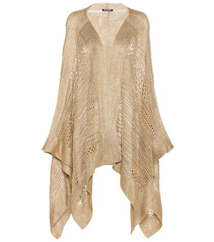Balmain Open-front Knitted Cardigan