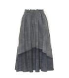 Loewe Drawstring Denim Skirt
