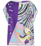 Emilio Pucci Beach Printed Silk-twill Top