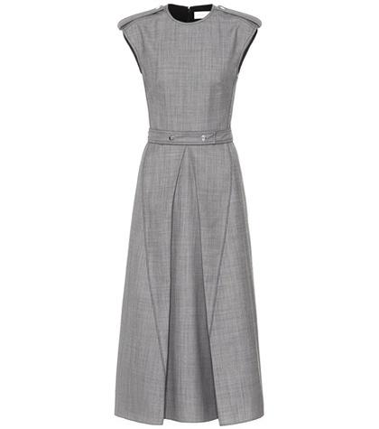 Vetements Checked Wool Midi Dress