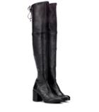 Balenciaga Tieland Leather Over-the-knee Boots