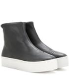 Calvin Klein Jeans Cici High-top Leather Sneakers