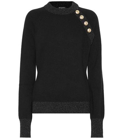 Balmain Wool And Cashmere-blend Sweater