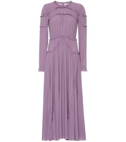 Polo Ralph Lauren Silk Georgette Midi Dress