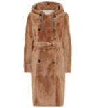 Brunello Cucinelli Hooded Shearling Coat