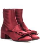 N21 Satin Ankle Boots