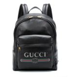 Gucci Printed Leather Backpack