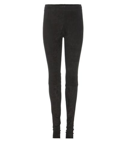 Victoria Victoria Beckham Carolyn Suede Leggings